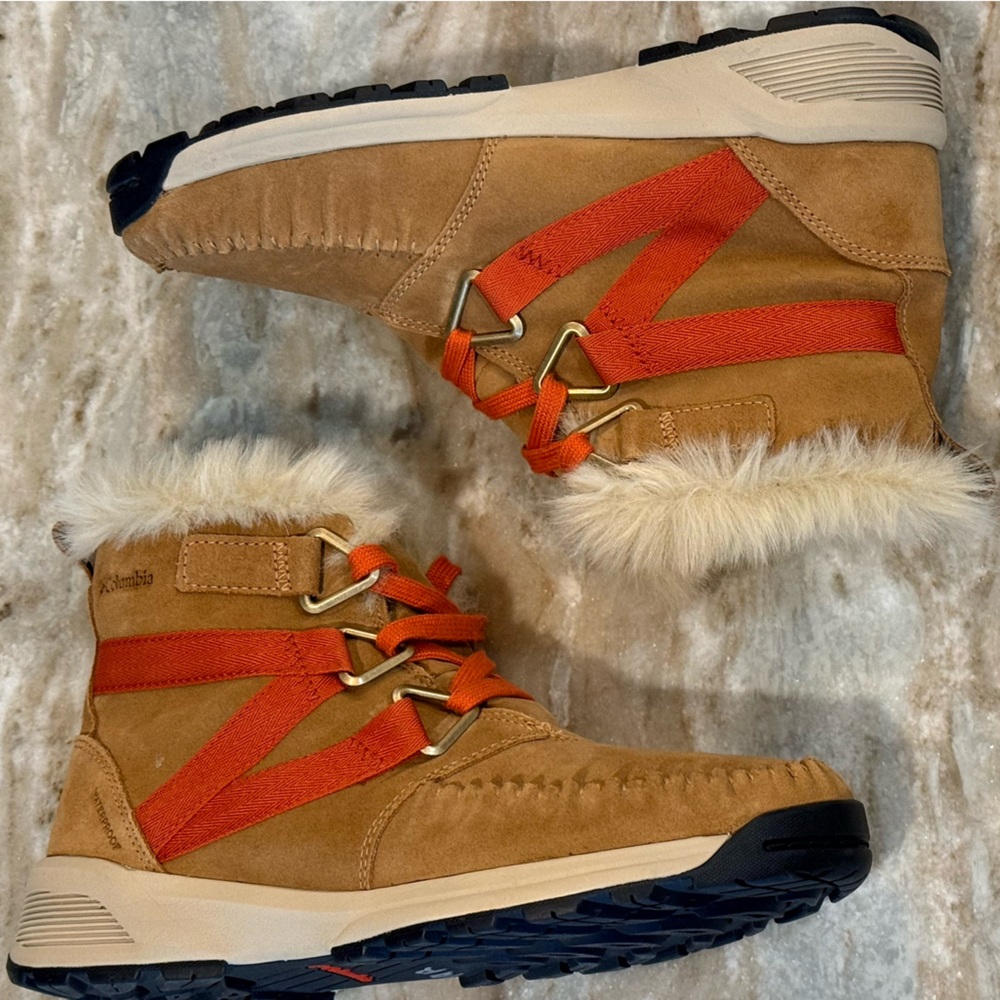 Women’s COLUMBIA Maragal Mid waterproof lace up boots- Size 8.5 - Picture 5 of 10